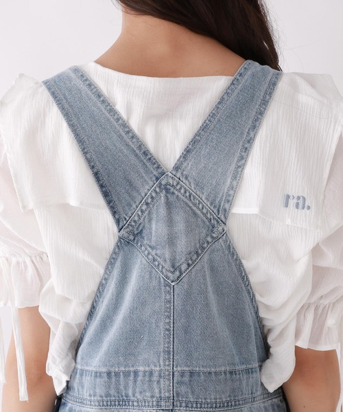 repipi armario(レピピ アルマリオ)の「デニムオーバーオール(サロペット/オーバーオール・キッズ・ブルー/ブラック/アイボリー・LARGE/MEDIUM/SMALL)」の15枚目の写真