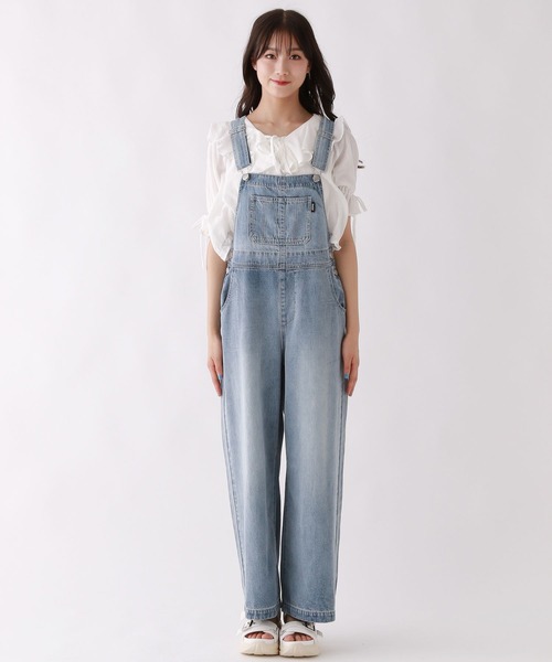 repipi armario(レピピ アルマリオ)の「デニムオーバーオール(サロペット/オーバーオール・キッズ・ブルー/ブラック/アイボリー・LARGE/MEDIUM/SMALL)」の8枚目の写真