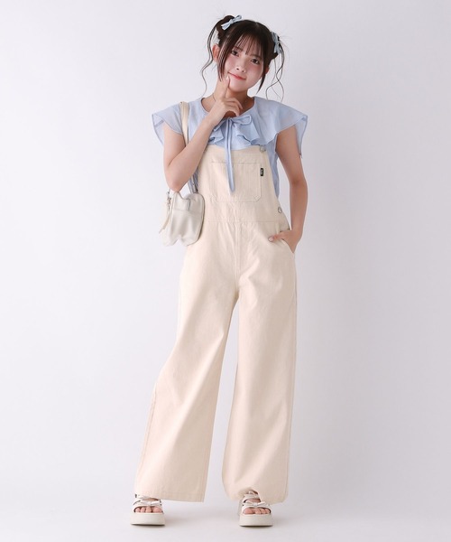 repipi armario(レピピ アルマリオ)の「デニムオーバーオール(サロペット/オーバーオール・キッズ・ブルー/ブラック/アイボリー・LARGE/MEDIUM/SMALL)」の20枚目の写真