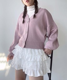 #anc アズノウアズ AS KNOW AS カーディガン グレージュ系 アイボリー ドルマンスリーブ レース レディース [933692] カーディガン・ボレロ | アズノゥアズ レディース服の
