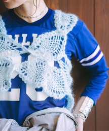 oll（オール）の「Leaf ribbon bustier（ベスト）」