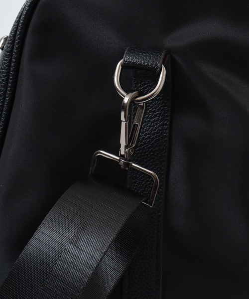 FUNALIVE（ファンアライブ）の「ABETTOR 大人トラベルバーシティーハードワッペン使い大容量ボストンバッグ（ボストンバッグ・メンズ・ブラック/カーキ・FREE）」の20枚目の写真