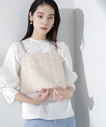 ピンクベージュ」に該当するキャミソール（ベージュ系）ファッション