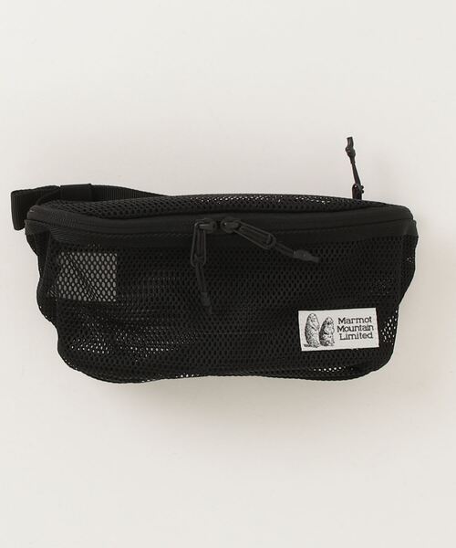 MARMOT（マーモット）の「Marmot/マーモット　マーモットマウンテンワークス メッシュウエストポーチ　MMW Mesh Waist Pouch（ショルダーバッグ・レディース・ブラック/アイボリー/イエロー・FREE）」の11枚目の写真