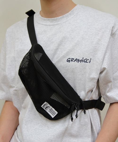 MARMOT（マーモット）の「Marmot/マーモット　マーモットマウンテンワークス メッシュウエストポーチ　MMW Mesh Waist Pouch（ショルダーバッグ・レディース・ブラック/アイボリー/イエロー・FREE）」の7枚目の写真