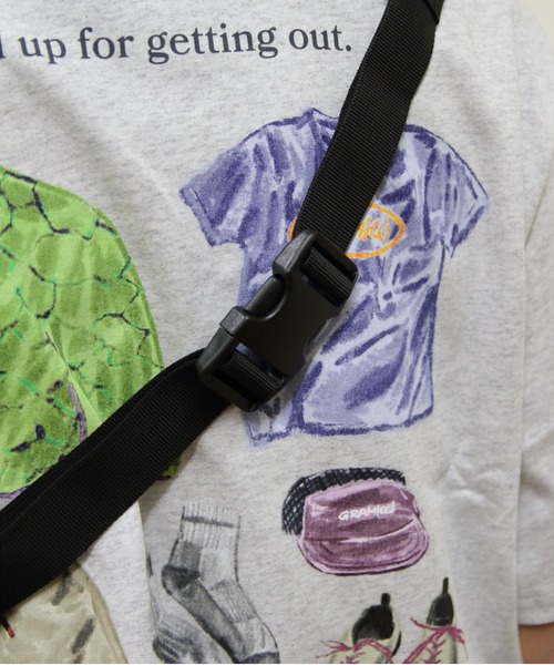 MARMOT（マーモット）の「Marmot/マーモット　マーモットマウンテンワークス メッシュウエストポーチ　MMW Mesh Waist Pouch（ショルダーバッグ・レディース・ブラック/アイボリー/イエロー・FREE）」の10枚目の写真