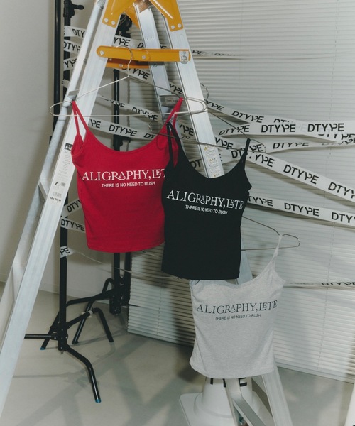DTYYPE(ドタイプ)の「カップ付きフロントフォントリブキャミソール(キャミソール・レディース・グレー/ブラック/レッド・FREE)」の8枚目の写真