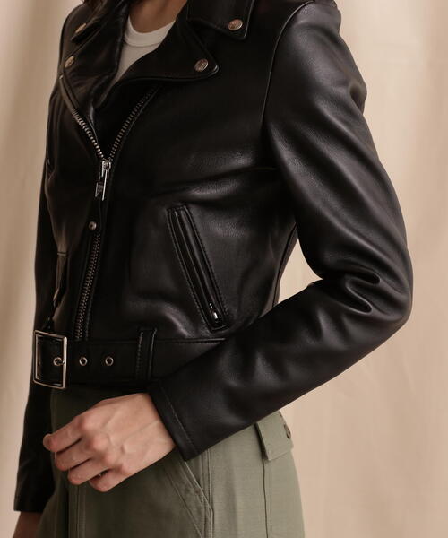 【レザーN】schott ライダース ワンスター ラム革　218Ｗ 楽天市場】ショット Schott 218W WOMENS LAMB ONESTAR RIDERS