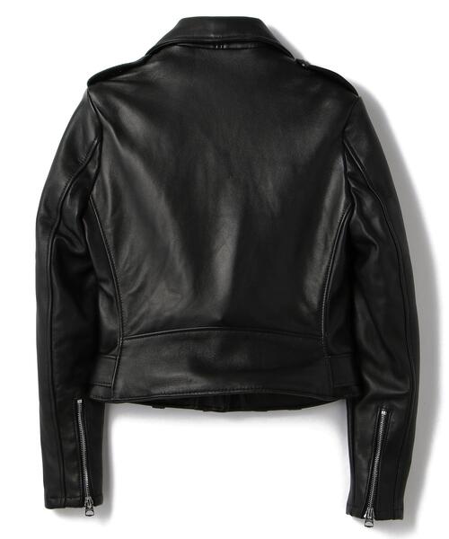 schott(ショット)の「Schott/ショット/218W WOMENS LAMB ONESTAR RIDERS/ラム ワンスター ライダース(ライダースジャケット・メンズ・ブラック・XS/S/M/L)」の11枚目の写真