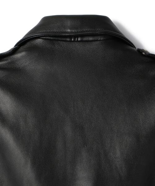 schott(ショット)の「Schott/ショット/218W WOMENS LAMB ONESTAR RIDERS/ラム ワンスター ライダース(ライダースジャケット・メンズ・ブラック・XS/S/M/L)」の19枚目の写真