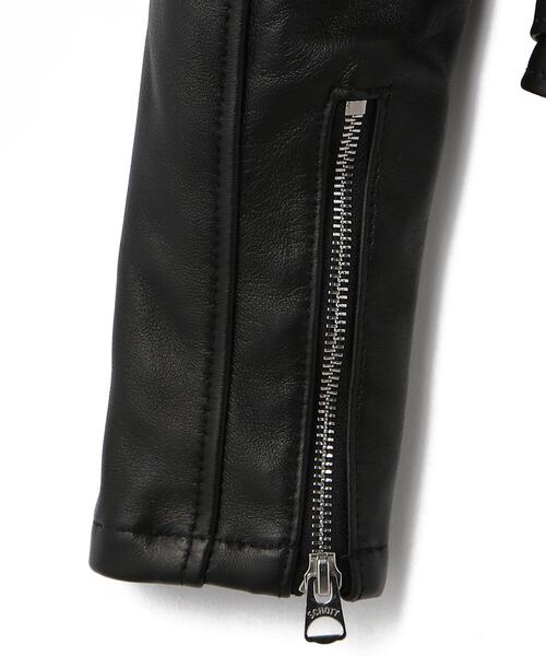 schott(ショット)の「Schott/ショット/218W WOMENS LAMB ONESTAR RIDERS/ラム ワンスター ライダース(ライダースジャケット・メンズ・ブラック・XS/S/M/L)」の15枚目の写真