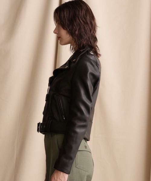 Schott/ショット/218W WOMENS LAMB ONESTAR RIDERS/ラム ワンスター