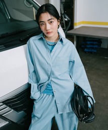 HANNE | ダンガリーオーバーサイズシャツ(シャツ/ブラウス)