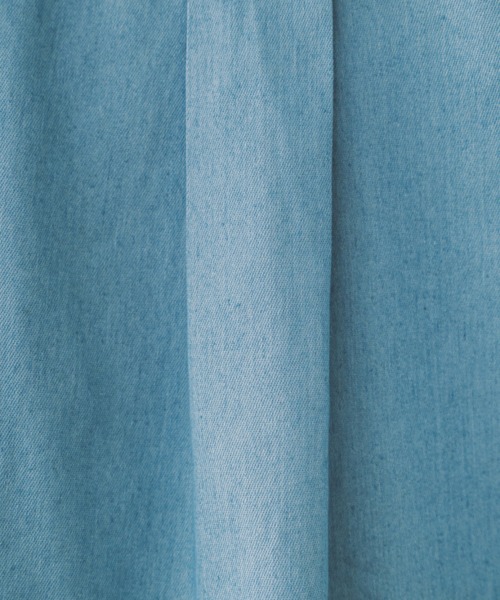 HANNE（アン）の「ダンガリーオーバーサイズシャツ（シャツ/ブラウス・レディース・ネイビー/ブルー・FREE）」の18枚目の写真