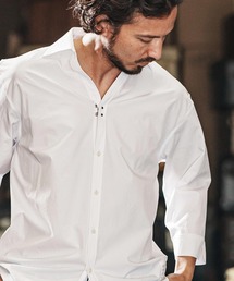 ms5986-cool stretch hook 3-4 sleeve shirts 7分袖シャツ