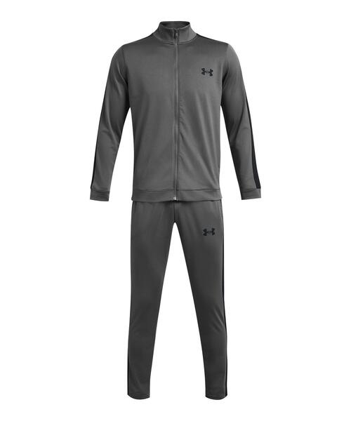 UNDER ARMOUR（アンダーアーマー）の「UAライバル 二ット トラックスーツ（トレーニング/メンズ）（その他トップス・メンズ・グレー×ホワイト・S/XL/M/3XL/2XL/L）」の3枚目の写真