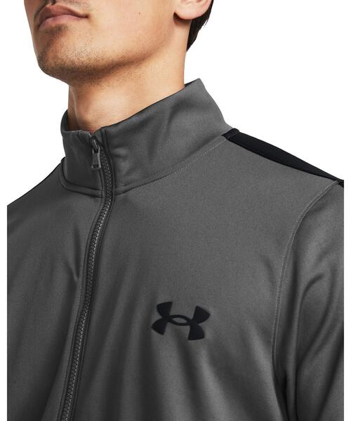 UNDER ARMOUR（アンダーアーマー）の「UAライバル 二ット トラックスーツ（トレーニング/メンズ）（その他トップス・メンズ・グレー×ホワイト・S/XL/M/3XL/2XL/L）」の5枚目の写真