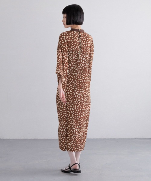 yuw(ユウ)の「レオパードTワンピース 327290(ワンピース・レディース・ブラック/ブラウン・FREE)」の10枚目の写真