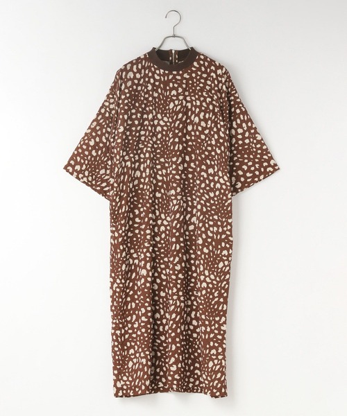 yuw(ユウ)の「レオパードTワンピース 327290(ワンピース・レディース・ブラック/ブラウン・FREE)」の20枚目の写真