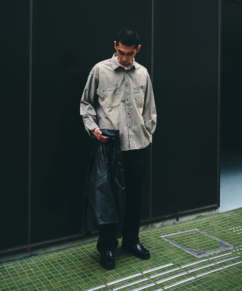 JOURNAL STANDARD(ジャーナルスタンダード)の「ダンガリー ファットワークシャツ(シャツ/ブラウス・メンズ・グレー/アイボリー/コバルトブルー・SMALL/MEDIUM/LARGE)」の15枚目の写真