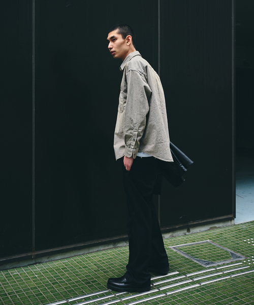 JOURNAL STANDARD(ジャーナルスタンダード)の「ダンガリー ファットワークシャツ(シャツ/ブラウス・メンズ・グレー/アイボリー/コバルトブルー・SMALL/MEDIUM/LARGE)」の16枚目の写真