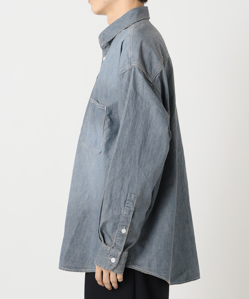 JOURNAL STANDARD(ジャーナルスタンダード)の「ダンガリー ファットワークシャツ(シャツ/ブラウス・メンズ・グレー/アイボリー/コバルトブルー・SMALL/MEDIUM/LARGE)」の19枚目の写真