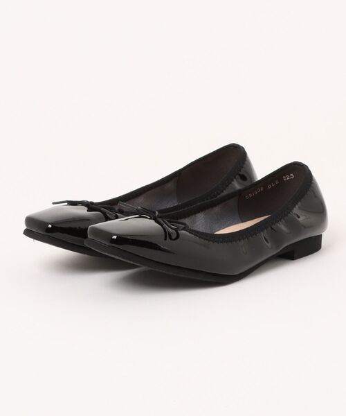 Bridget Birkin(ブリジットバーキン)の「【Bridget Birkin】スクエアトゥバレエシューズ(551532)(バレエシューズ・レディース・シルバー/ブラック/レオパード・22.5/23.5/24.5/23/24/22)」の6枚目の写真