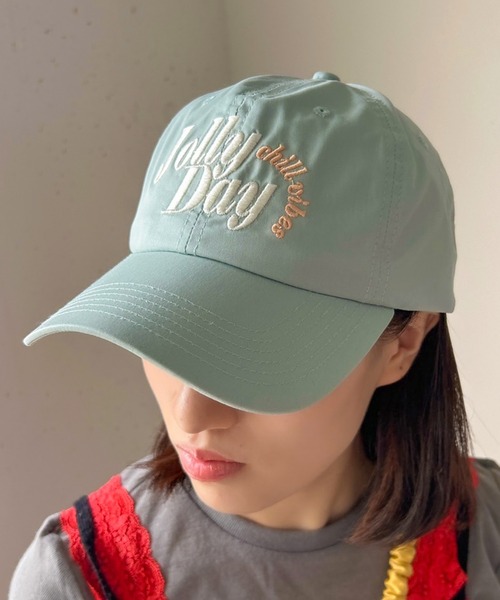 Casselini(キャセリーニ)の「Casselini(キャセリーニ)ロゴキャップ(キャップ・レディース・ブラック/オレンジ/ミント・FREE)」の2枚目の写真