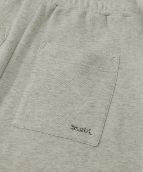 X-girl（エックスガール）の「DISTRESSED SWEAT PANTS（スウェットパンツ・レディース・ブラック/アッシュ・S/M）」の9枚目の写真