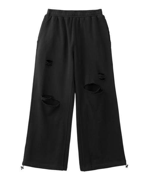 DISTRESSED SWEAT PANTS（スウェットパンツ）｜X-girl（エックスガール