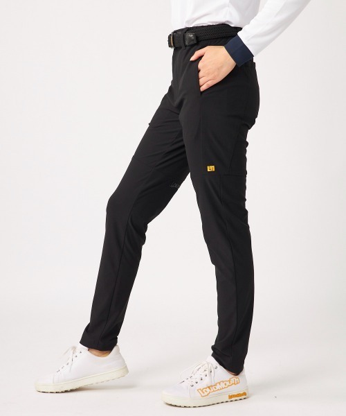 Loudmouth(ラウドマウス)の「LOUDMOUTH/ラウドマウス ゴルフウェア ブランド ロゴ 接触冷感 遮熱 吸汗速乾 UVカット ストレッチ 切替 ロングパンツ ストレッチパンツ(その他パンツ・レディース・ホワイト/ブラック・LL/L/M)」の6枚目の写真