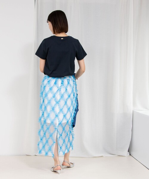 NOLLEY’S（ノーリーズ）の「プレミアムスムースTシャツ（Tシャツ/カットソー・レディース・イエロー/ネイビー/ベージュ/ホワイト/ピンク・36/38）」の17枚目の写真