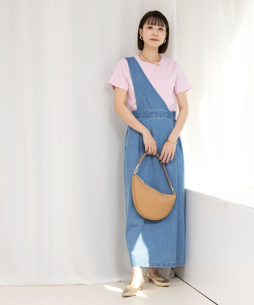 NOLLEY’S（ノーリーズ）の「プレミアムスムースTシャツ（Tシャツ/カットソー・レディース・イエロー/ネイビー/ベージュ/ホワイト/ピンク・36/38）」の19枚目の写真