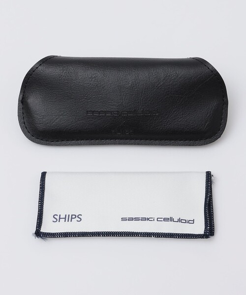 SHIPS（シップス）の「【SHIPS別注】SASAKI CELLULOID: 鯖江製 クラシック ボストン サングラス（サングラス・メンズ・ブラウン/グリーン/ブラック/マルチ・ONE SIZE）」の10枚目の写真