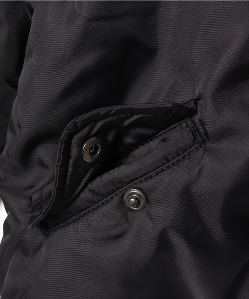 HYSTERIC MINI（ヒステリックミニ）の「BABY CHECK CHECK ROLLING CHECK リバーシブルジャケット(サーモライト)（ダウンジャケット/コート・キッズ・ブラック/ネイビー・80/90）」の12枚目の写真