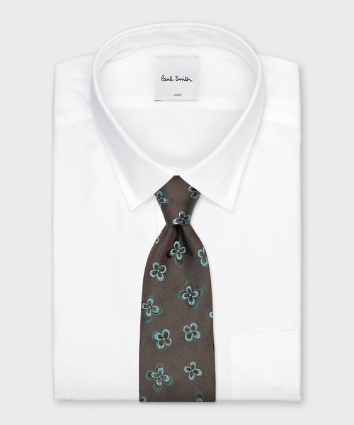 美品 ポールスミス ネクタイ ナロー ボタニカル 花柄 現行 ハイブランド 高級 美品 ポールスミス ネクタイ ハイブランド 花柄 光沢 ジャガード