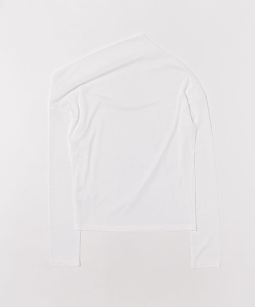セール】Studio Doe Sloping Neck Shoulder Shape Top（Tシャツ