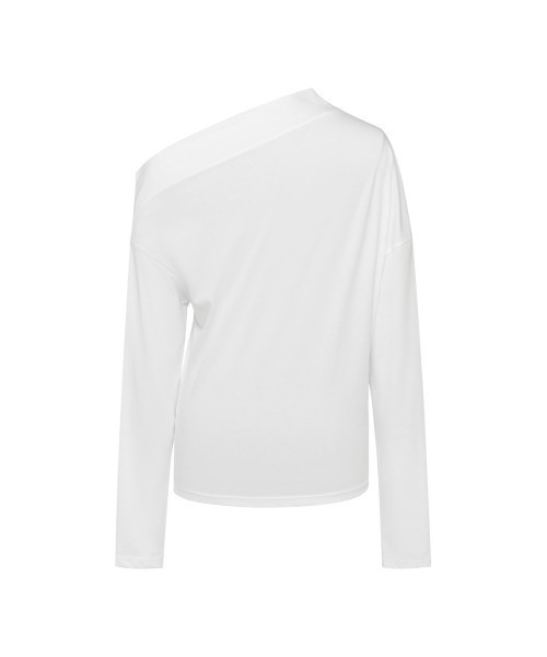 Entire Studios ホワイト 長袖カットソー XS FACE L/S TEE（Tシャツ/カットソー）｜X-girl（エックスガール