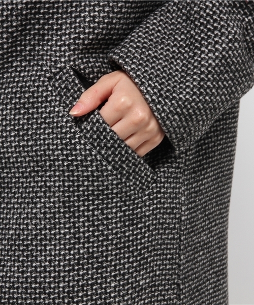 mystic（ミスティック）の「【mystic】ノーカラーコート（その他アウター・レディース・グレー/チャコールグレー・ﾌﾘ-）」の8枚目の写真