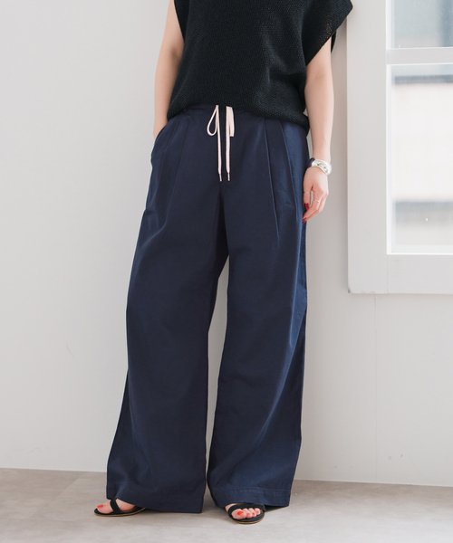 スピックアンドスパン 【+81 BRANCA】ケーブルジャガードパンツ Spick & Span（スピックアンドスパン）の「【+81BRANCA】レース