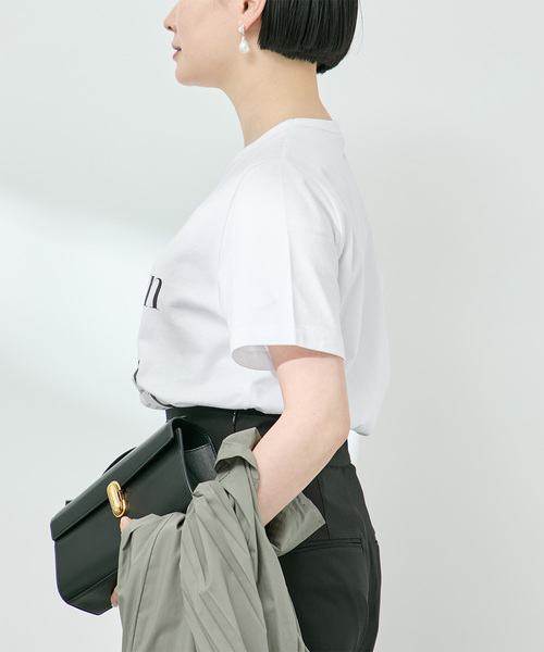 セール】Lettered cotton Tee（Tシャツ/カットソー）｜VERMEIL