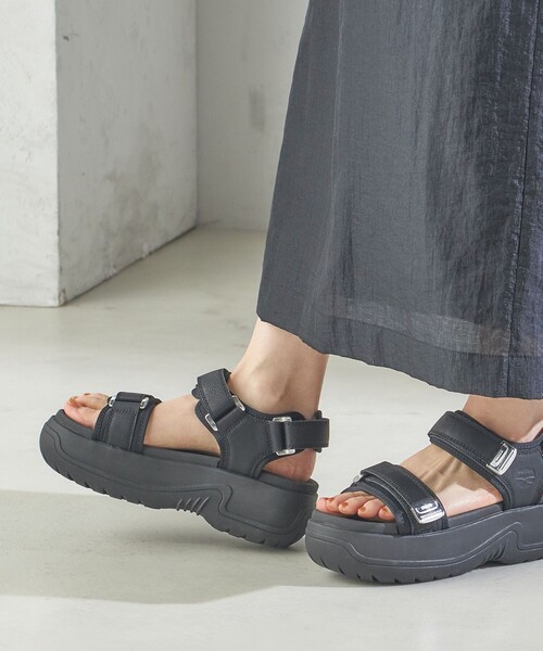 SHAKA（シャカ）の「【SHIPS別注】SHAKA:CHILL VIBES EVOL CHUNKY（サンダル・レディース・ブラック/ナチュラル・40/50/60/70）」の10枚目の写真