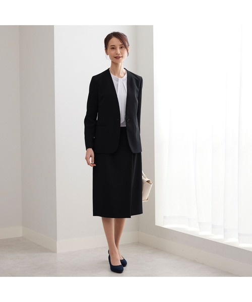 AOYAMA（アオヤマ）の「【4WAY】アクセサリー付きボウタイブラウス9分袖/ホワイト/ベージュ/サックスブルー｜通勤＆オフィス＆入卒＆セレモニー＆オケージョン｜自宅で洗える・アクセサリー付き・ボウタイ付き｜（シャツ/ブラウス・レディース・サックスブルー/ライトベージュ/ホワイト/ボルドー/ブラウン・LL/3L/S/M/L/4L）」の18枚目の写真