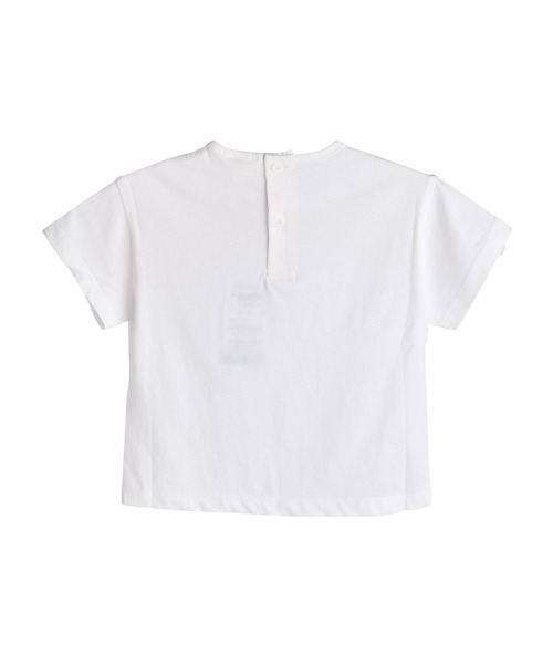 moimoln(モイモルン)の「【SOFT&】パッチTシャツ(Tシャツ/カットソー・キッズ・アイボリー/ブルー/オレンジ・90cm/100cm/110cm/120cm/130cm)」の4枚目の写真