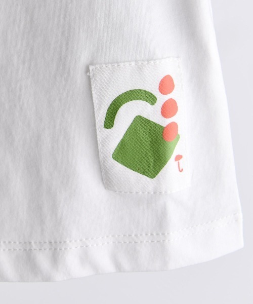 moimoln(モイモルン)の「【SOFT&】パッチTシャツ(Tシャツ/カットソー・キッズ・アイボリー/ブルー/オレンジ・90cm/100cm/110cm/120cm/130cm)」の7枚目の写真