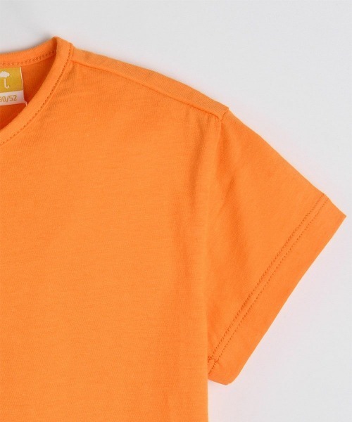 moimoln(モイモルン)の「【SOFT&】パッチTシャツ(Tシャツ/カットソー・キッズ・アイボリー/ブルー/オレンジ・90cm/100cm/110cm/120cm/130cm)」の10枚目の写真