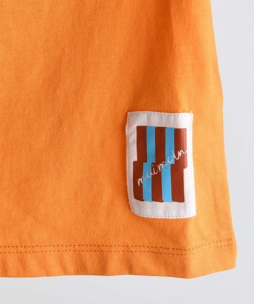 moimoln(モイモルン)の「【SOFT&】パッチTシャツ(Tシャツ/カットソー・キッズ・アイボリー/ブルー/オレンジ・90cm/100cm/110cm/120cm/130cm)」の12枚目の写真