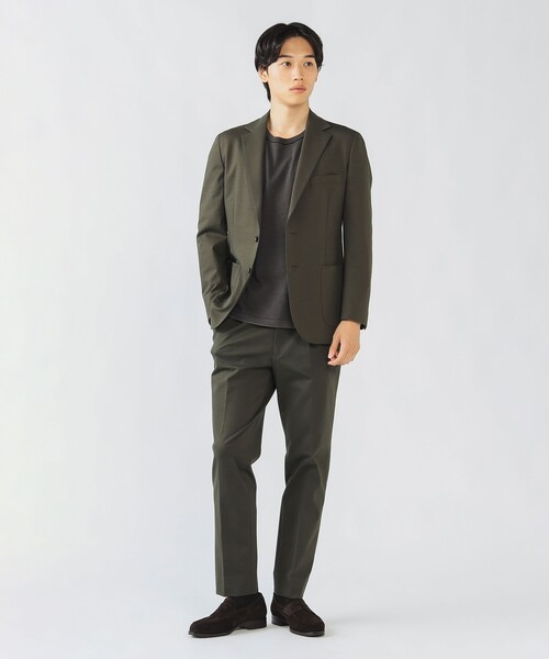 BEAMS HEART（ビームスハート）の「ハイゲージ ポンチ ジャケット 25FW（S～XL・セットアップ対応）（テーラードジャケット・メンズ・グレー系その他/ネイビー/オリーブ・SMALL/MEDIUM/LARGE/X-LARGE）」の8枚目の写真