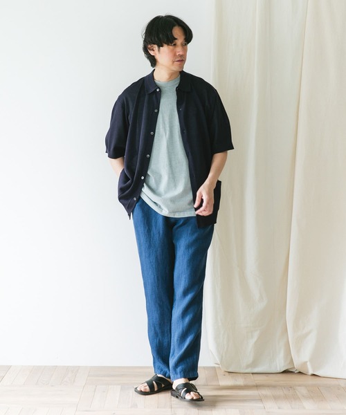 セール】『XLサイズ/WEB限定』ツイルリネン イージートラウザー