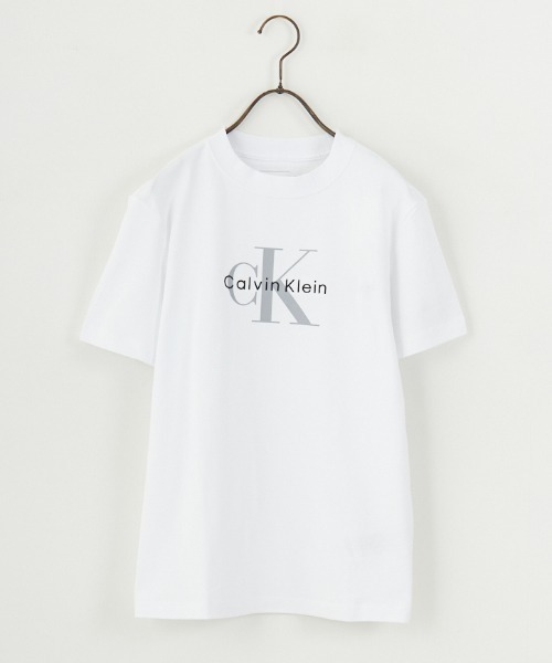 新しい カルバンクライン モノグラム ロゴ T シャツ Tシャツ - モノグラムロゴTシャツ | カルバン・クライン 公式